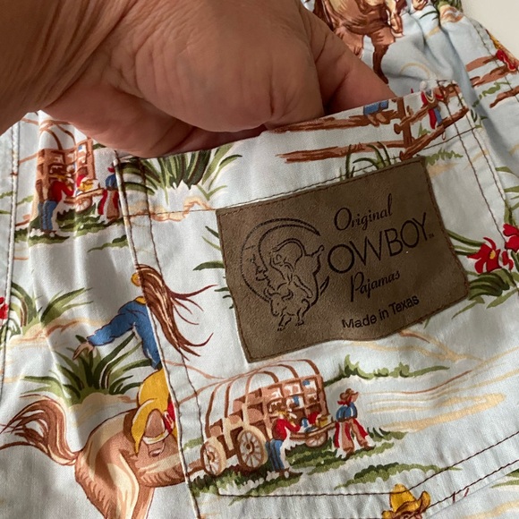 Original Cowboy Pajamas men’s pants size Medium. . Pattern: Home on the Range - Picture 5 of 15